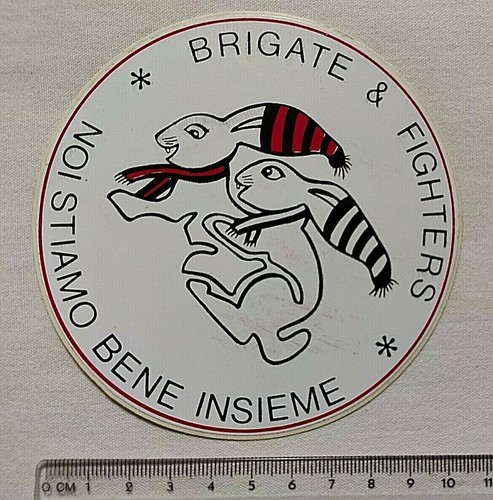 Adesivo ultras brigate - adesivo,