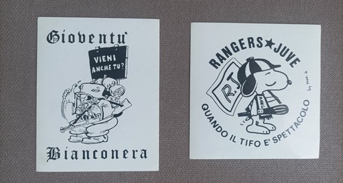 Due adesivi stickers ultras - due,