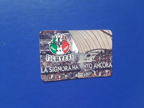 Fighters juventus tessera card - juventus,